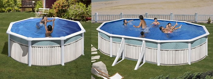 Baseny Gre Capri Celosía, świeży i jasny styl Baseny Gre Capri Celosía