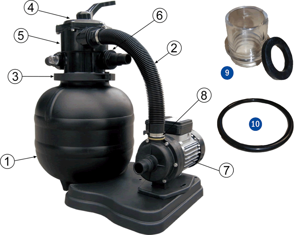 Części zamienne do Filtrów Piaskowych Gre FAE300