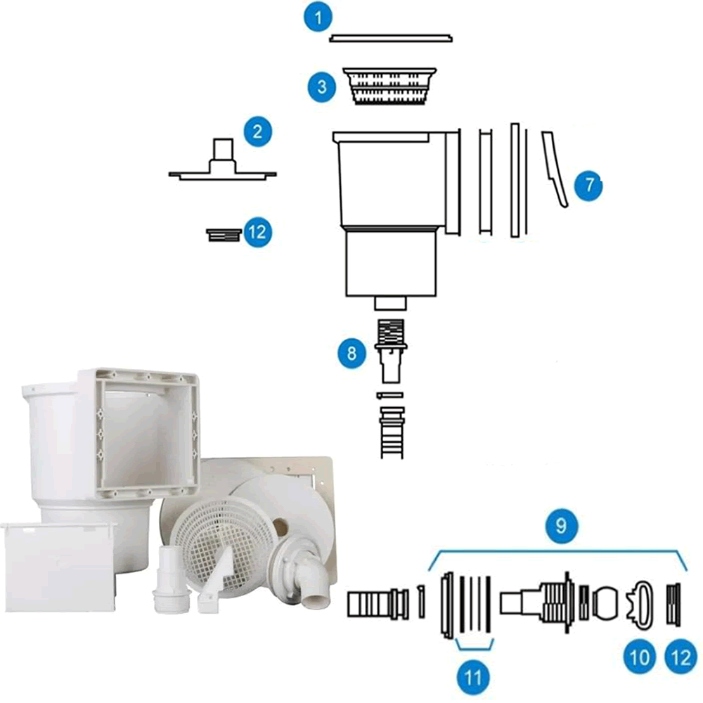 Części Zamienne Skimmer Gre AR100