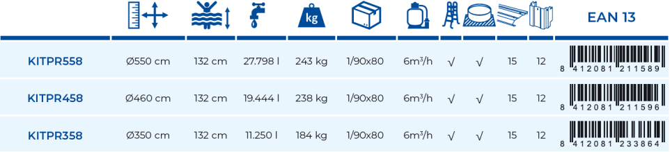 Basen Gre Atlantis 460x132 KITPR458